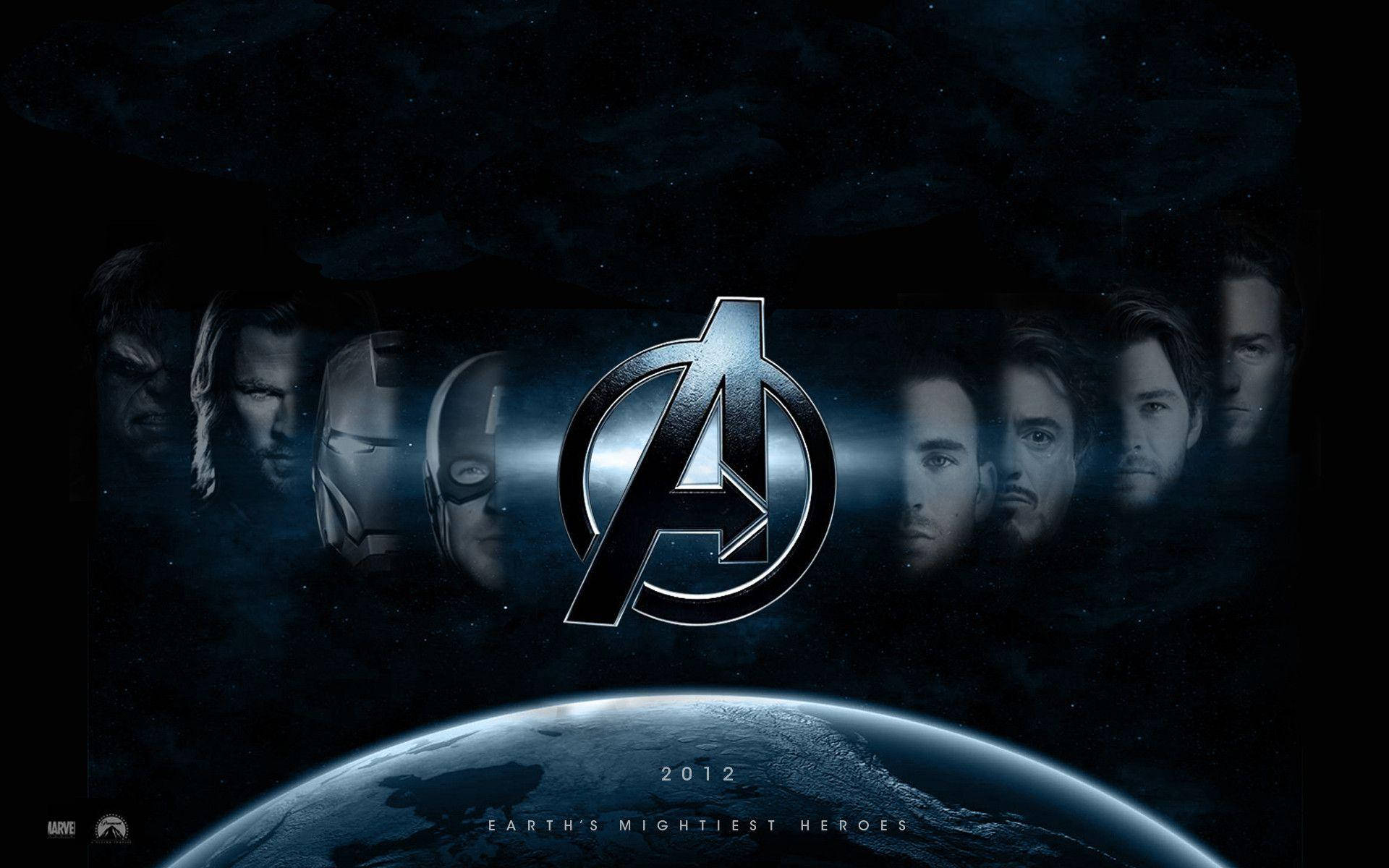 2012marvel Avengers Logo - 2012 Marvel Avengers Logo Wallpaper