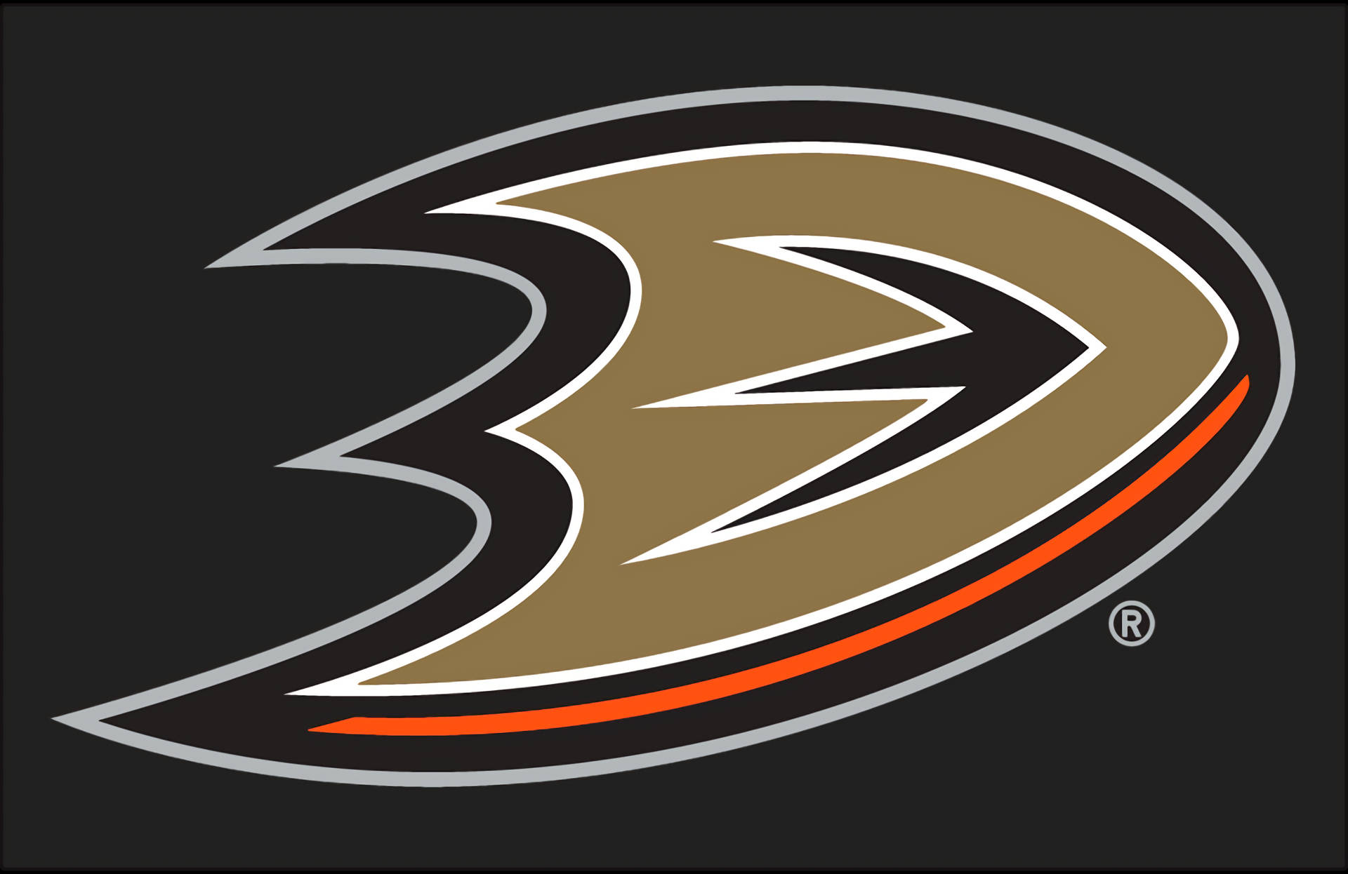 2013 Anaheim Ducks Black Background