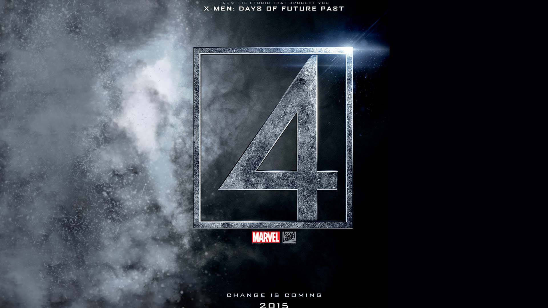 2015 Fantastic Four Number Logo Wallpaper