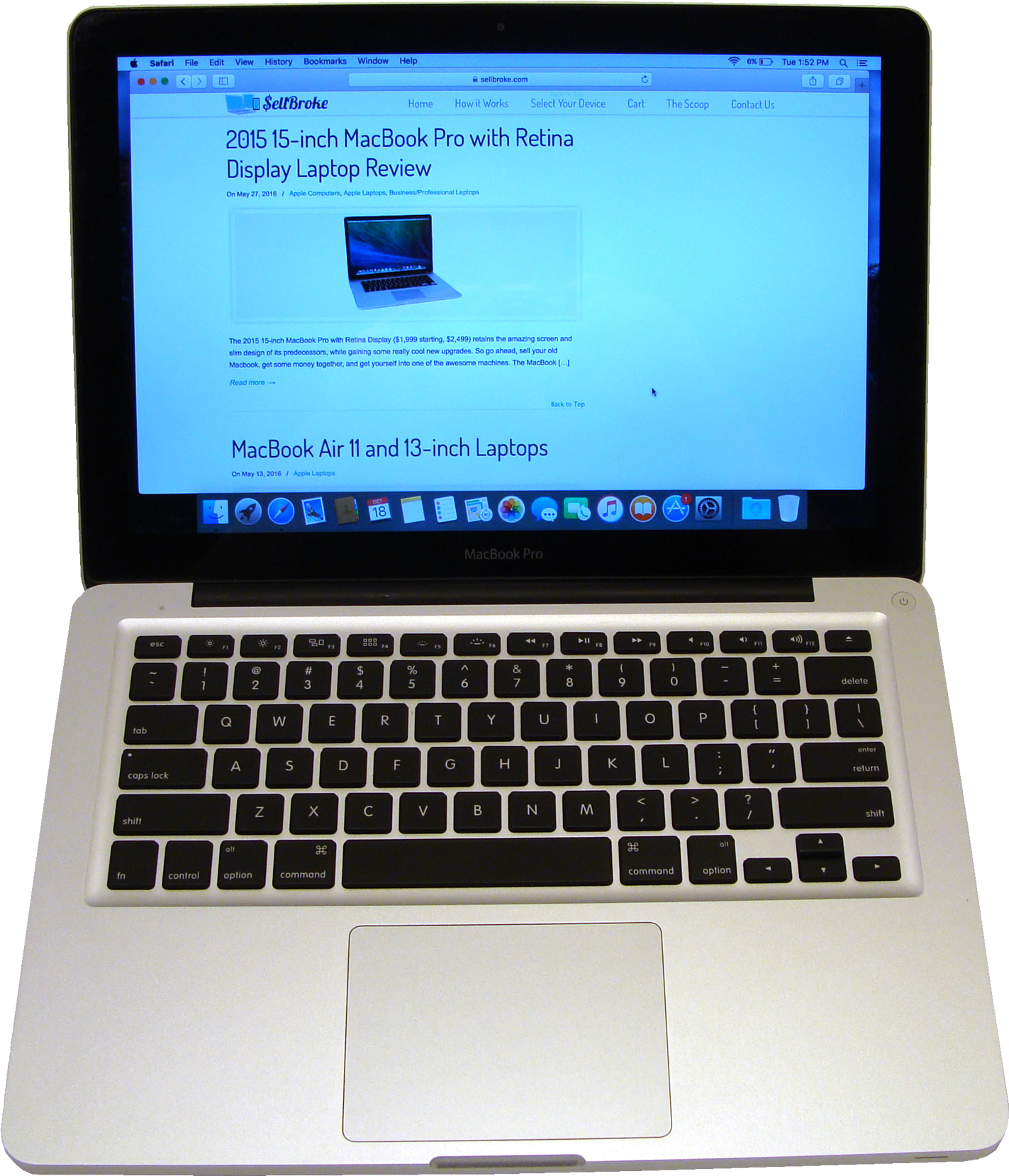 2015 Mac Book Pro Retina Display Review PNG