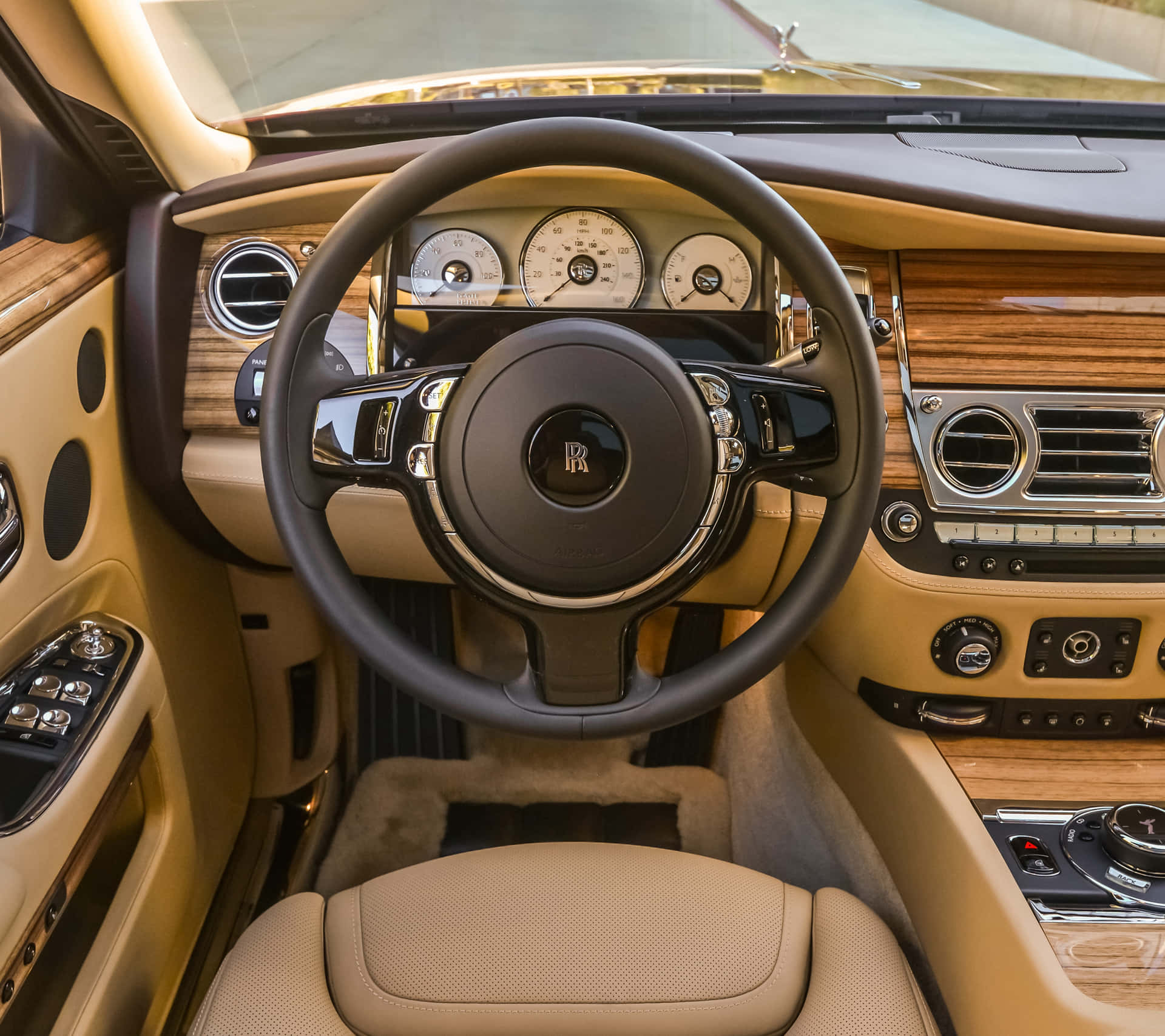 2015 Rolls Royce Ghost Car Interior Wallpaper