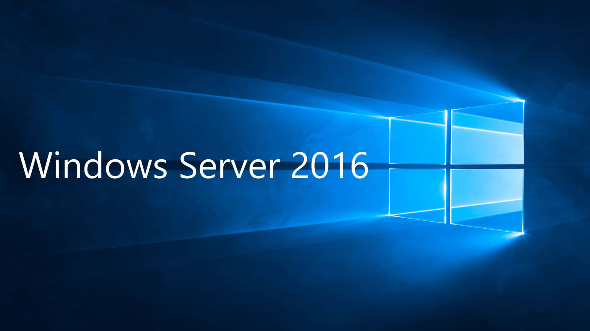 Blauerhintergrund Von Windows Server 2016