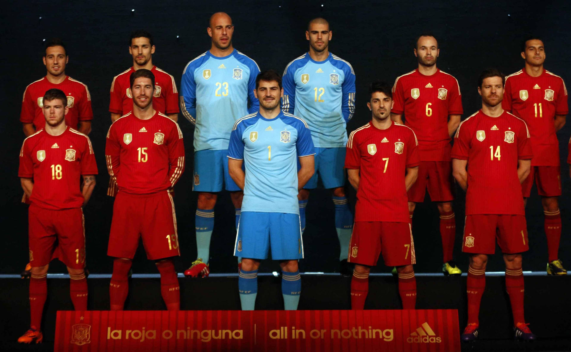 2016 UEFA Spain National Football Team Wallpaper