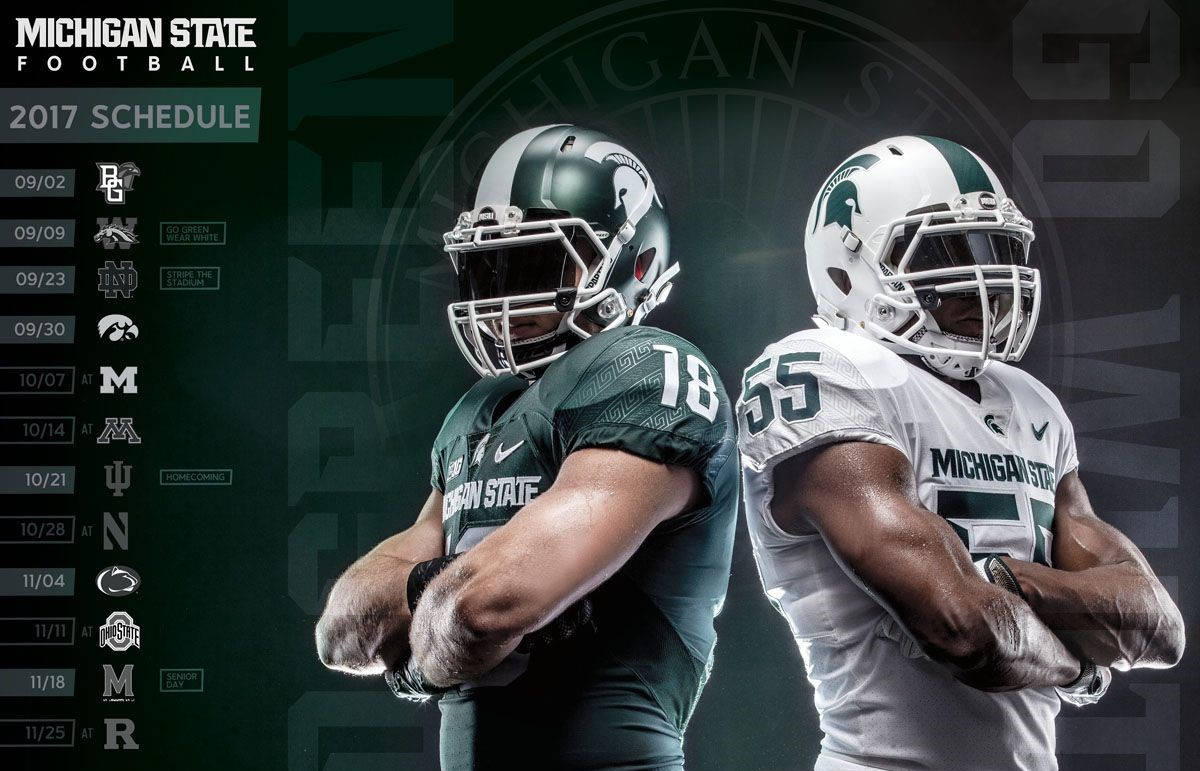 Download wallpapers Michigan State Spartans American football team  creative American flag green and white flag NCAA East Lansing Michigan  USA Michigan State Spartans logo emblem silk flag American football for  desktop with