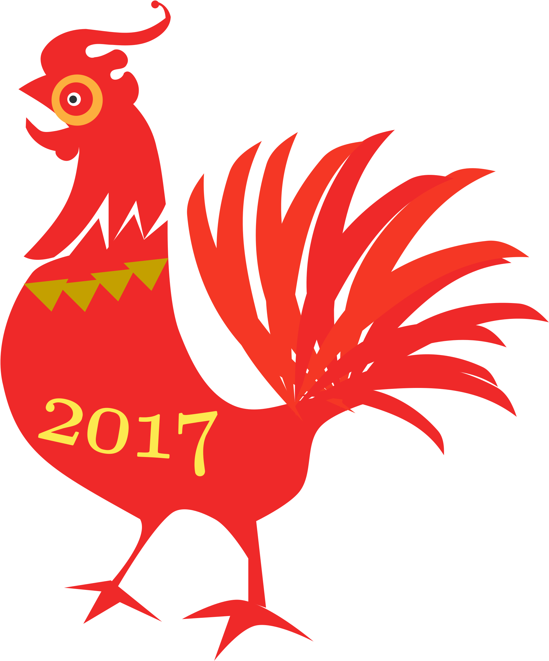 2017 Yearofthe Rooster PNG