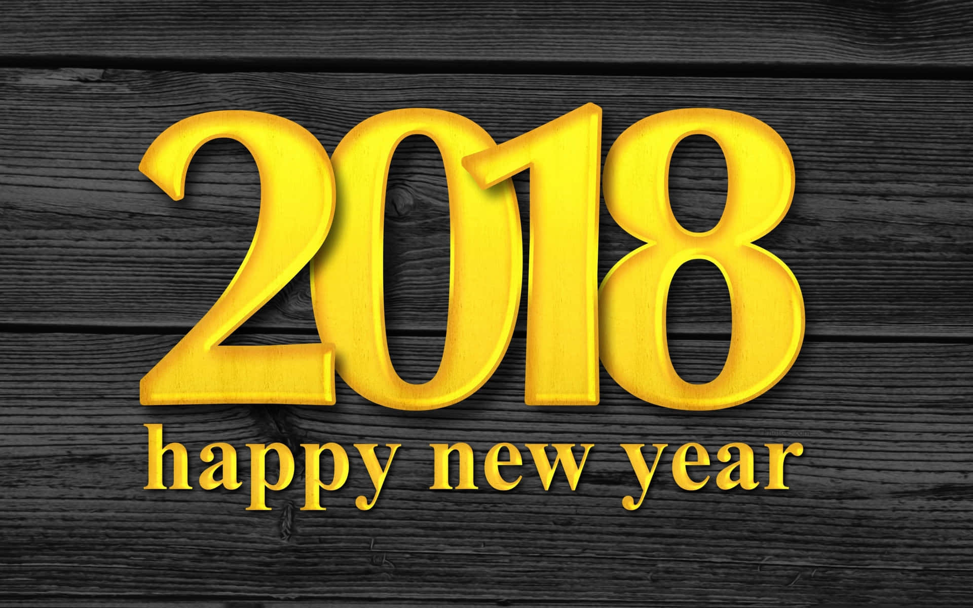 2018 Happy New Year Wallpaper