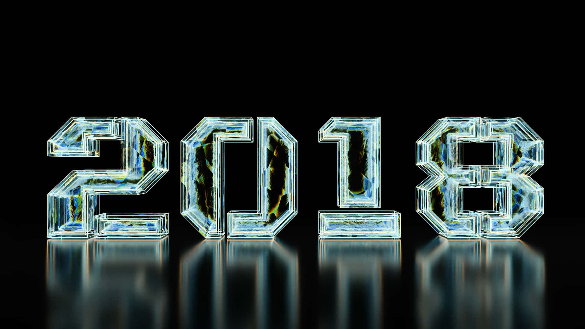 Entdeckensie Die Möglichkeiten Des Neuen Jahres Mit Diesem Hintergrundbild Für 2018.