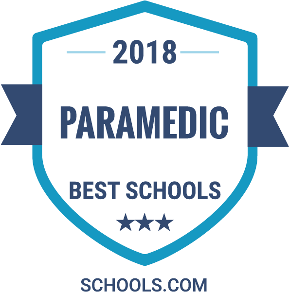2018 Best Paramedic Schools Badge PNG
