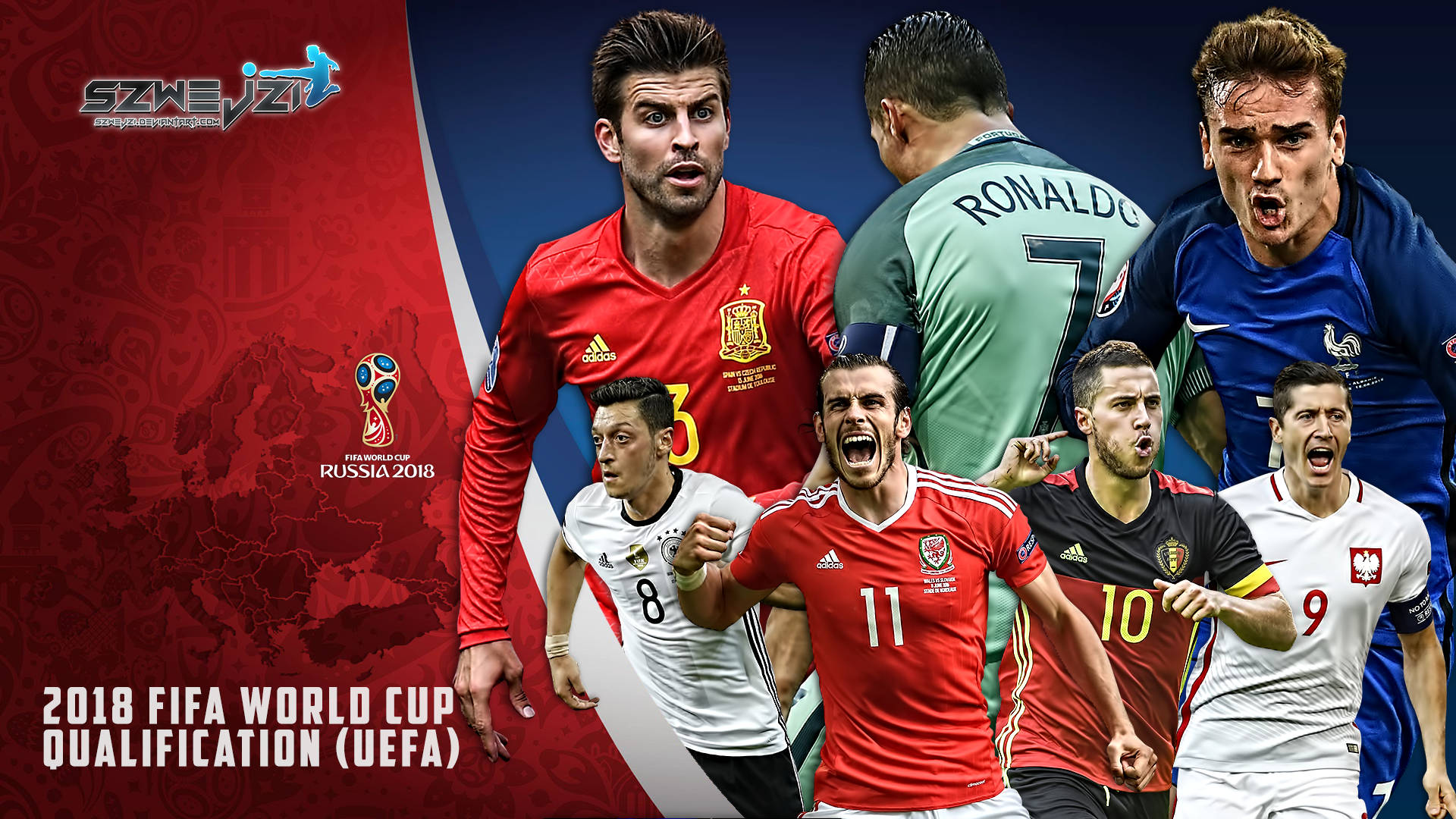2018 Fifa World Cup Qualification Poster