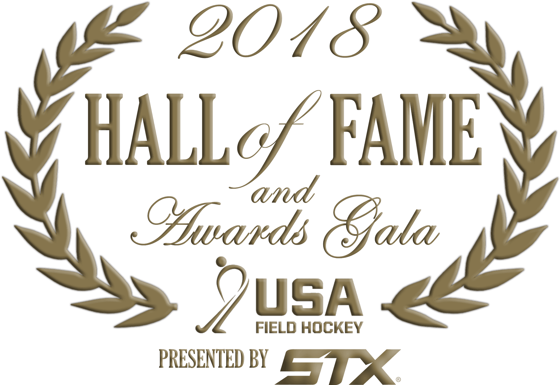 2018 Hallof Fame Awards Gala Laurel Wreath Design PNG