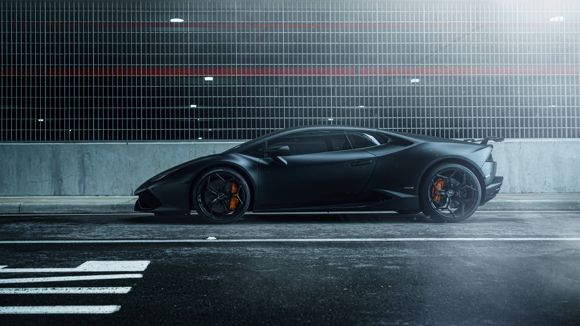 2018 Lamborghini Huracán Black Sports Cars Wallpaper