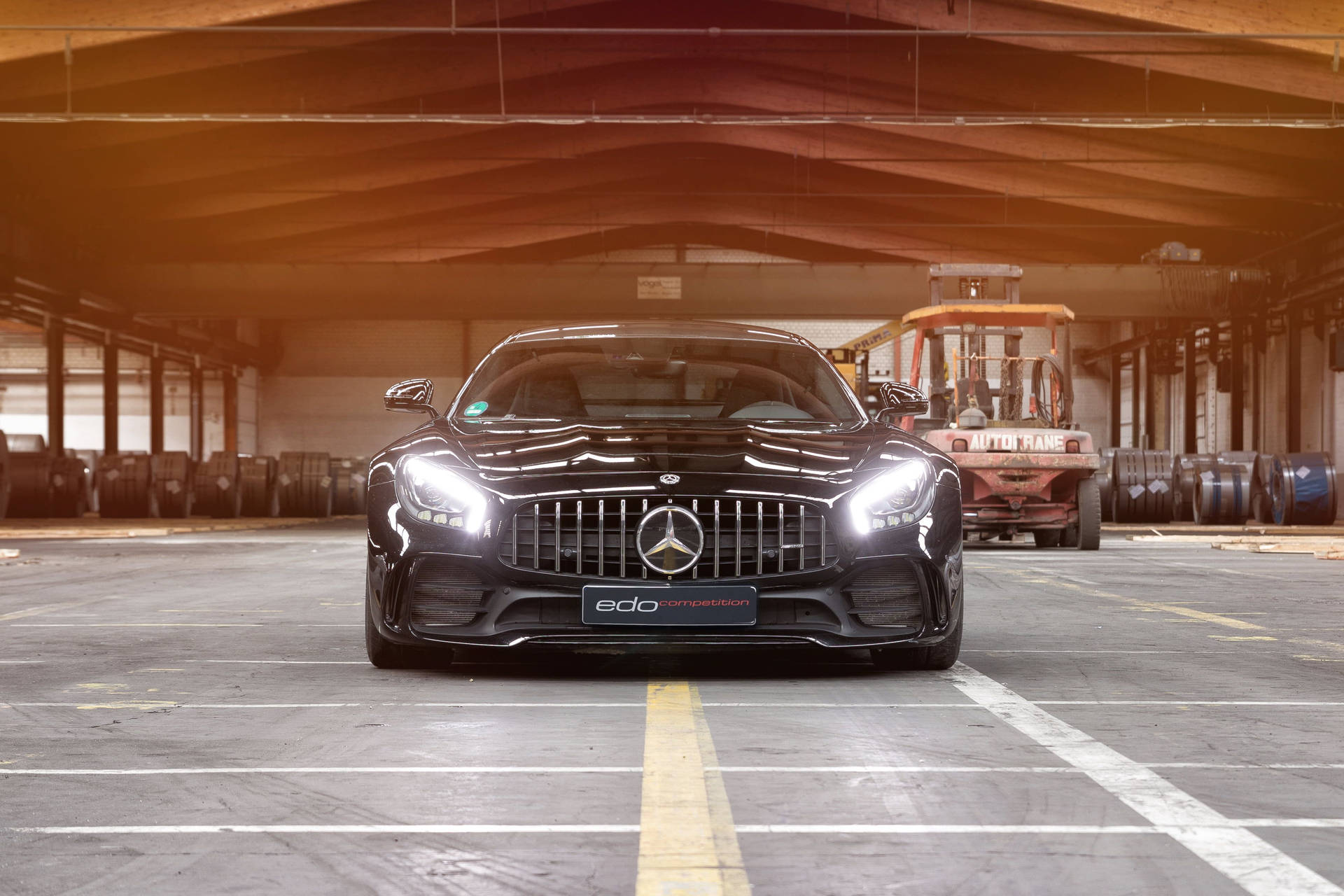Completado 2018 Mercedes Amg Gtr Edo. Fondo de pantalla