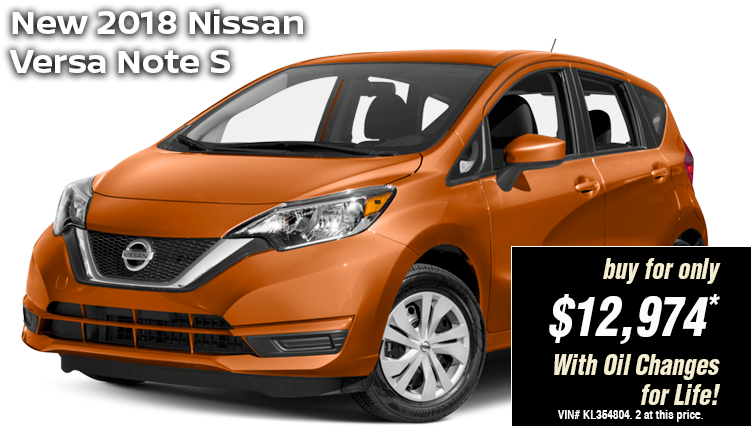 2018 Nissan Versa Note S Advertisement PNG