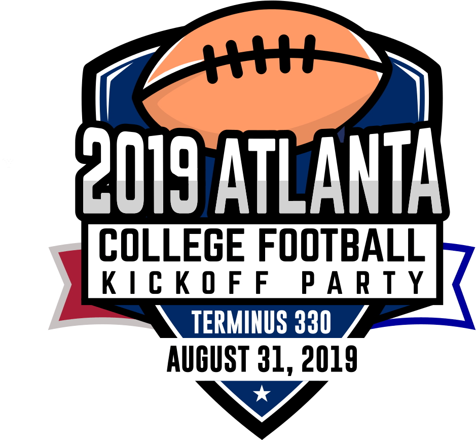 2019 Atlanta College Football Kickoff Party Logo PNG