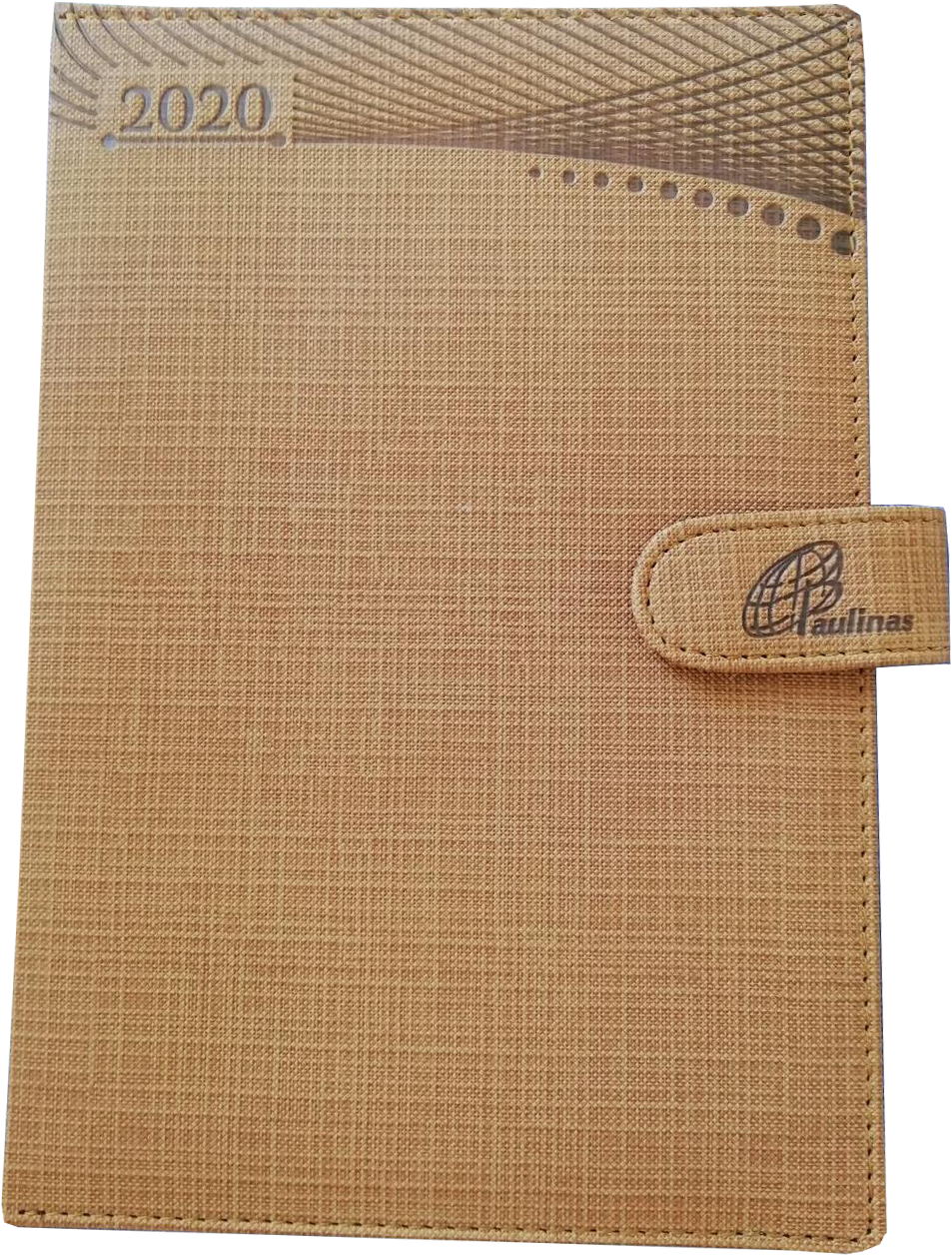 2020 Brown Fabric Agenda Cover PNG