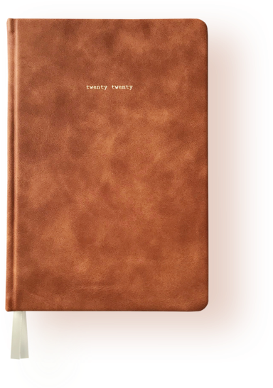 Download 2020 Brown Leather Diary | Wallpapers.com