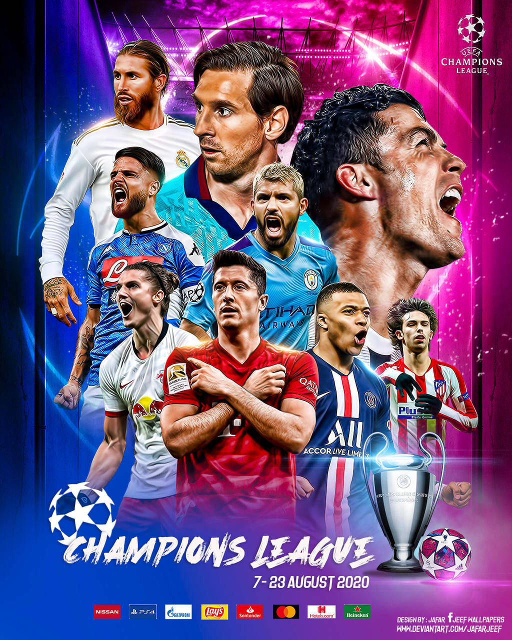 2020 Poster Zur Champions League Wallpaper