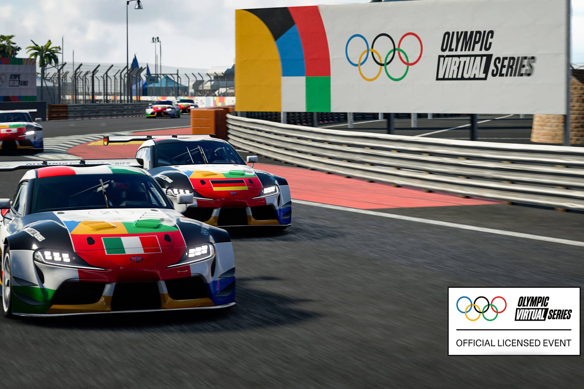 2021 Olympic Virtual Series Motorsport Event Wallpaper