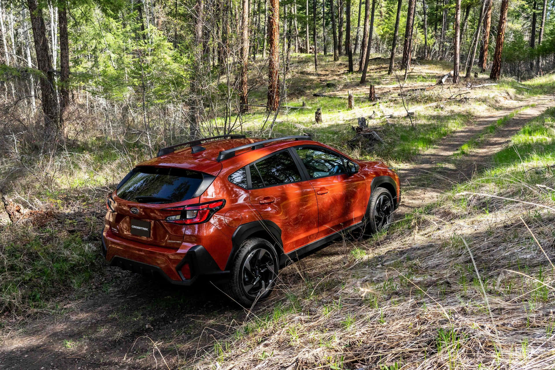 2021 Subaru Crosstrek Dominating The Wilderness Wallpaper