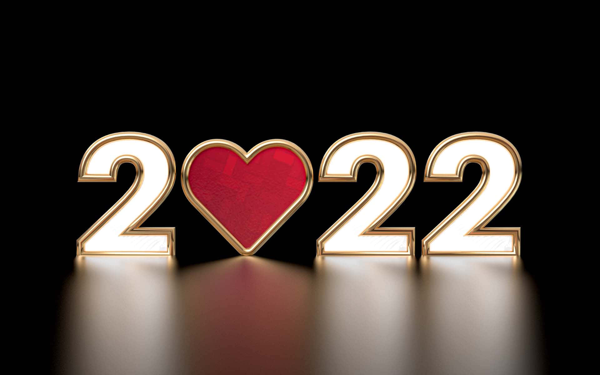 Heart In Year 2022 Background