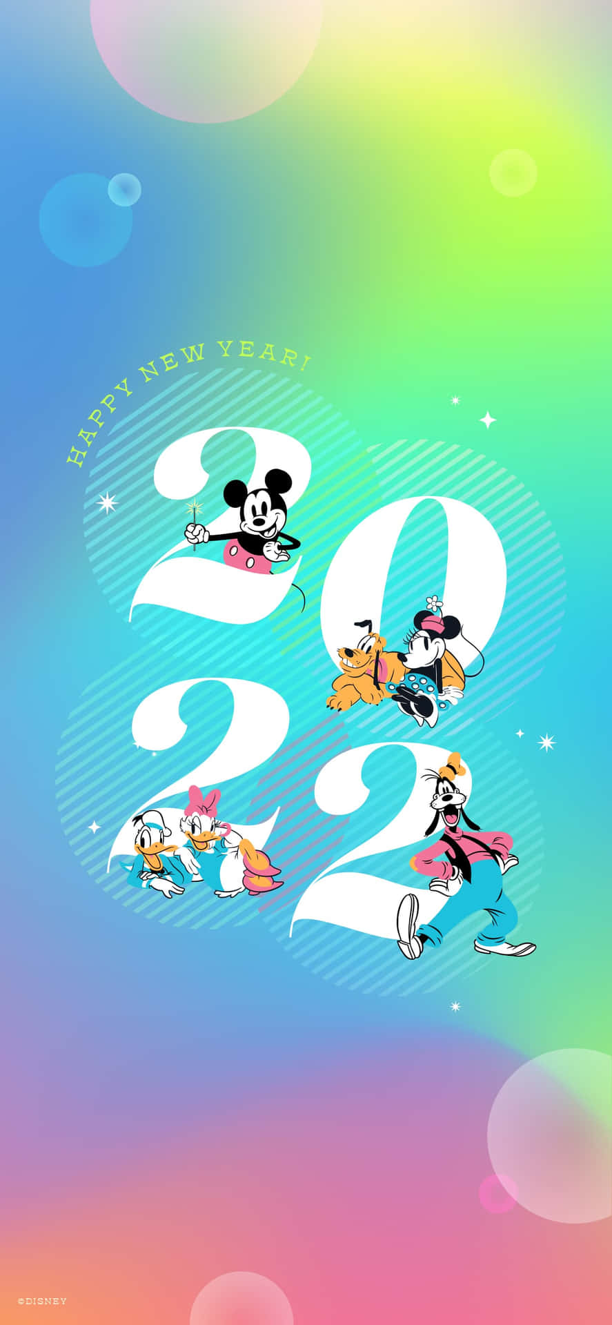 Hintergrundmit Mickey-maus-charakteren 2022