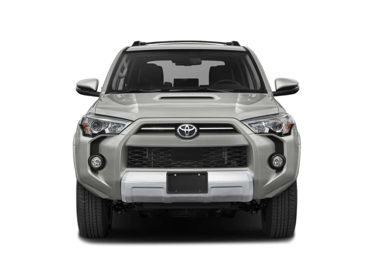 The Front End Of A Silver Toyota 4runner