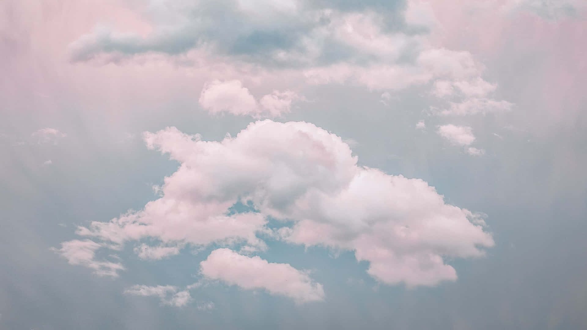 2048x1152 Aesthetic Pastel Clouds Desktop Wallpaper