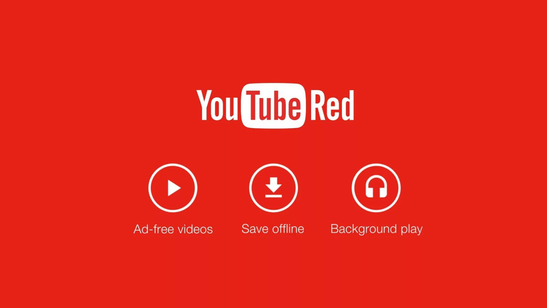 2048x1152 Youtube Red With Buttons Background