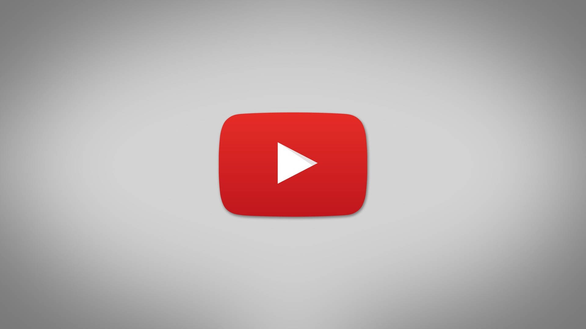 2048x1152 Youtube Symbol Simple Gray Background