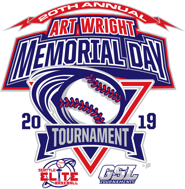 20th Annual Art Wright Memorial Day Tournament Logo PNG
