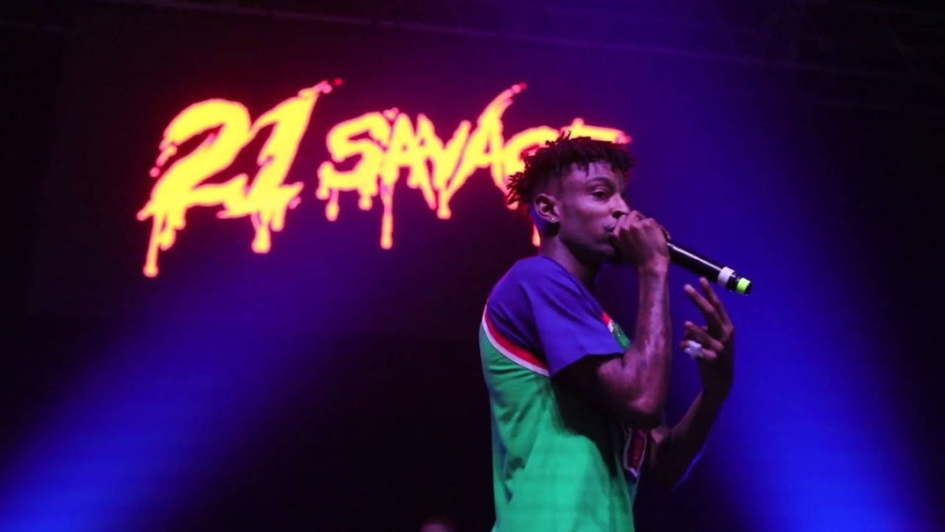21 Savage Numb The Pain Tour Wallpaper