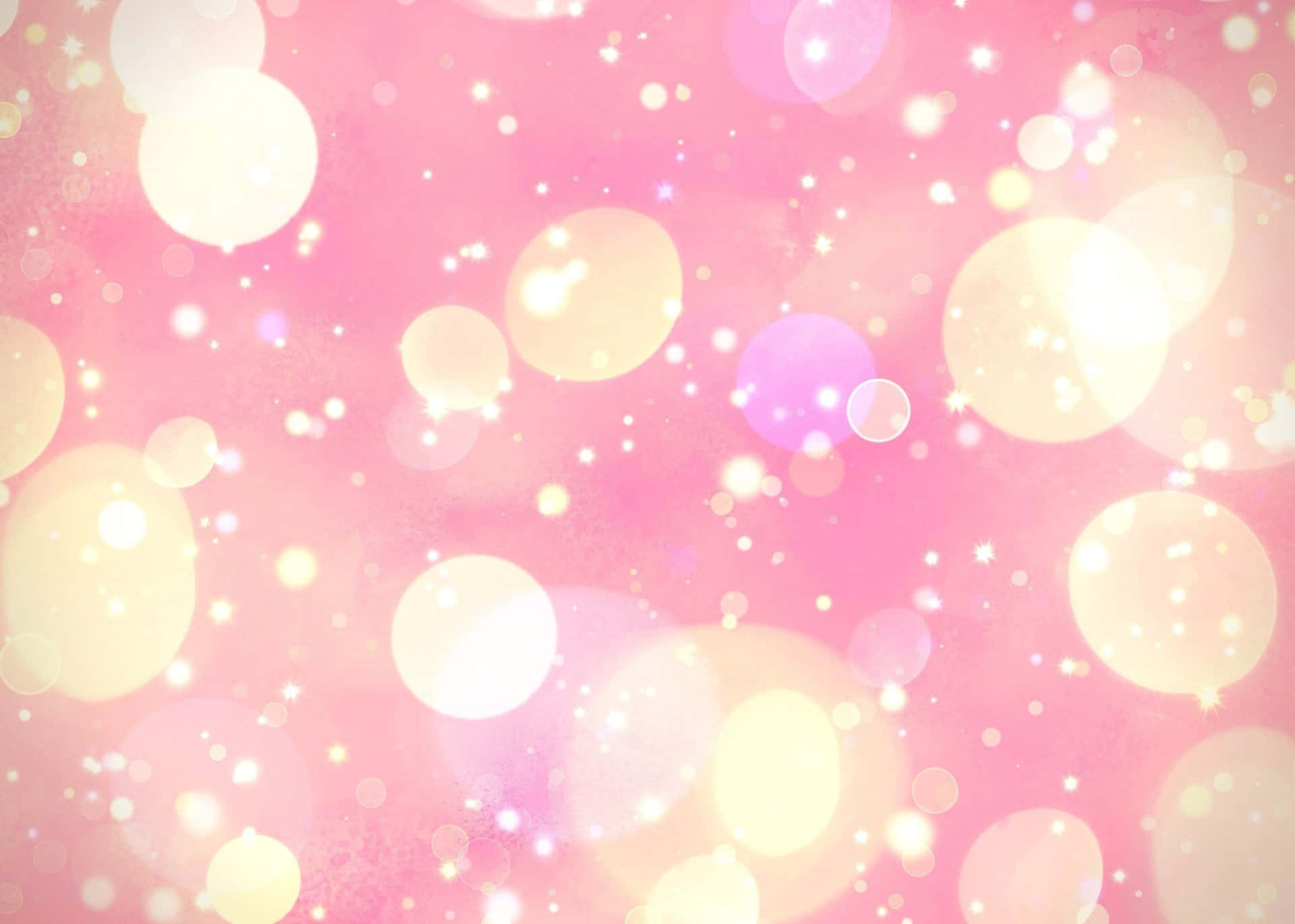 A Pink Background With Bokeh Lights Wallpaper