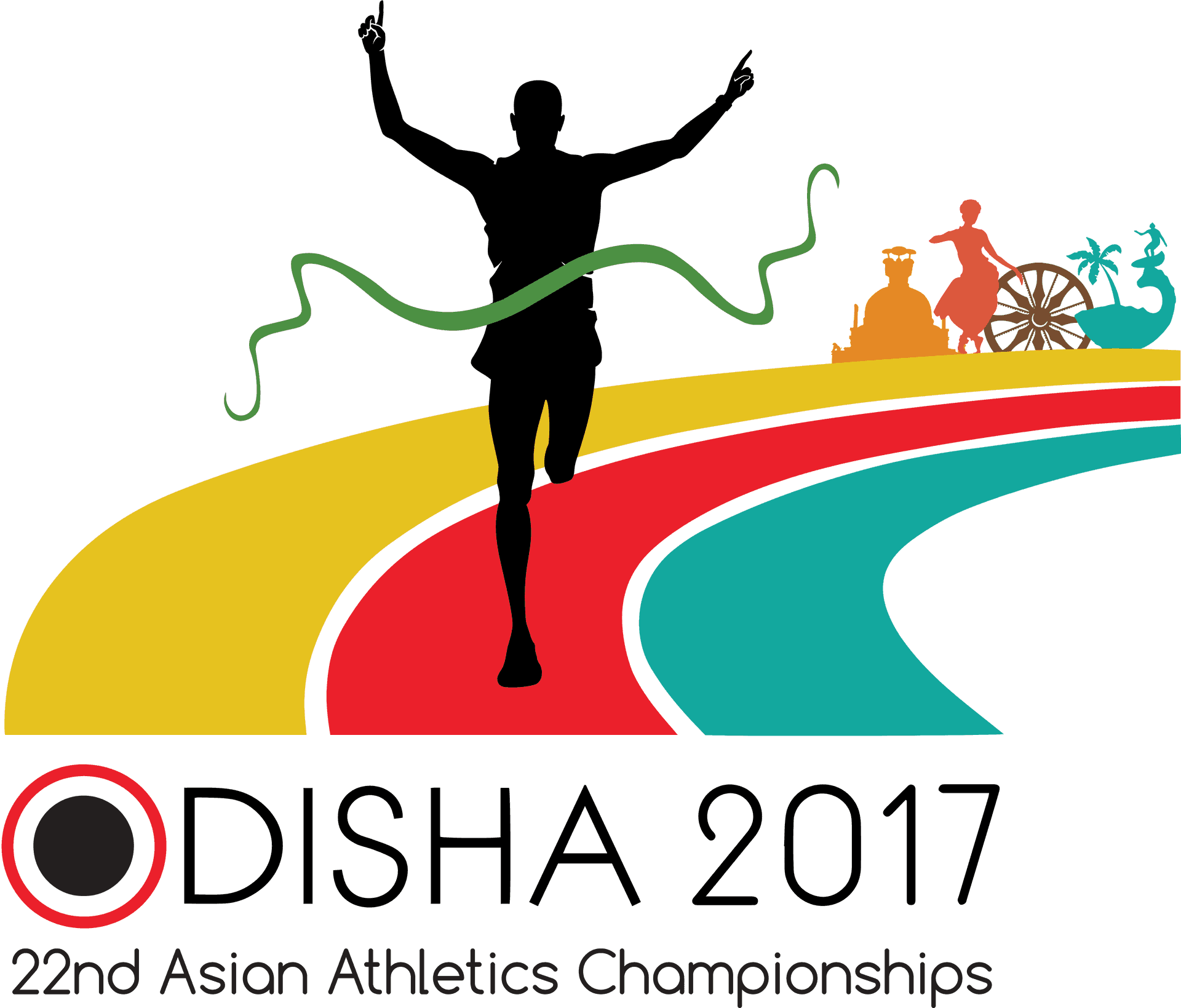 22nd Asian Athletics Championships Odisha2017 Logo PNG