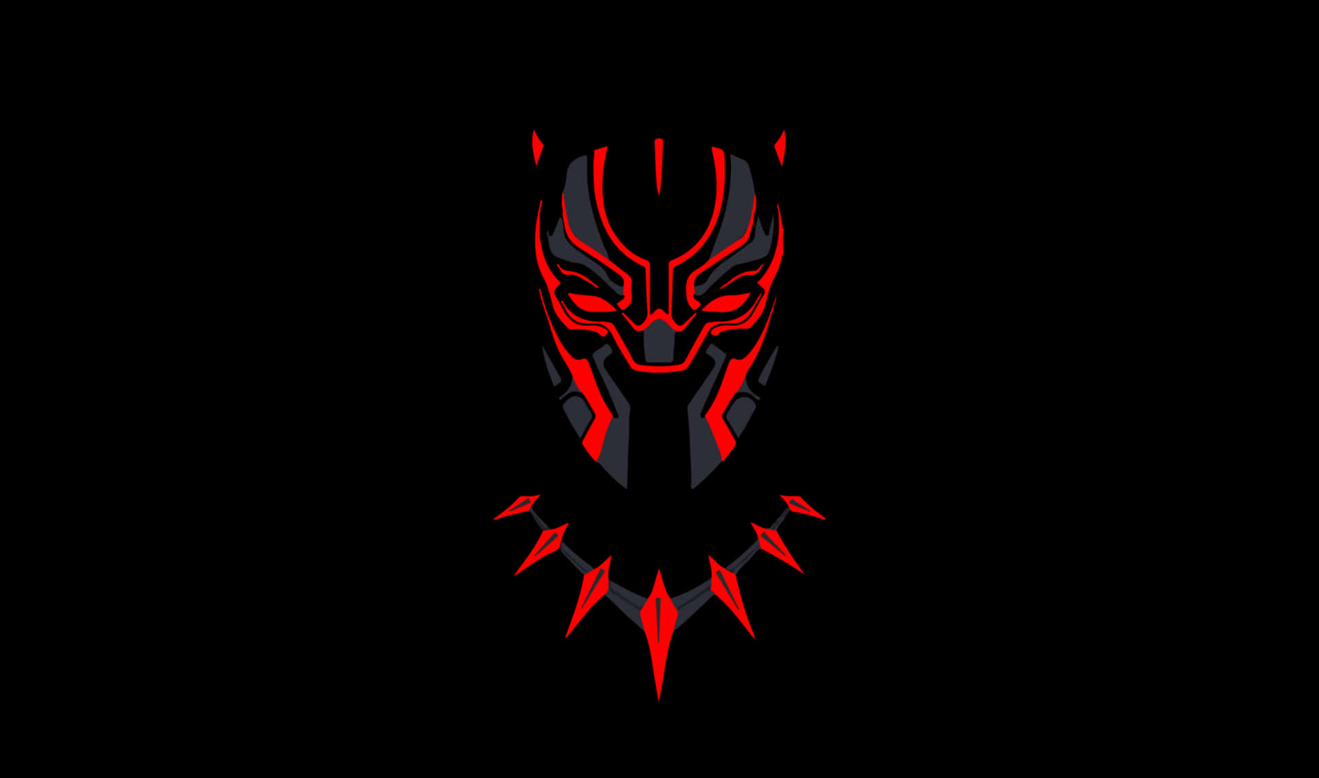Red Aesthetic Black Panther 2440x1440 Amoled Background
