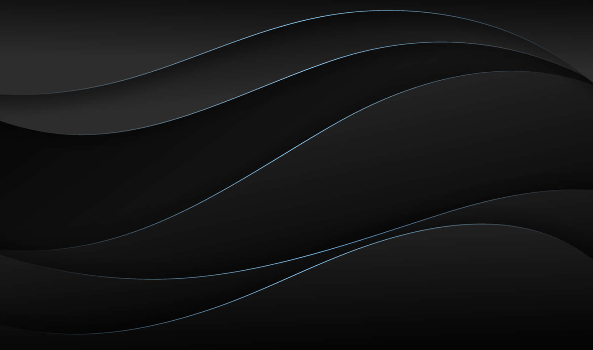 Black Gradient Waves 2440x1440 Amoled Background