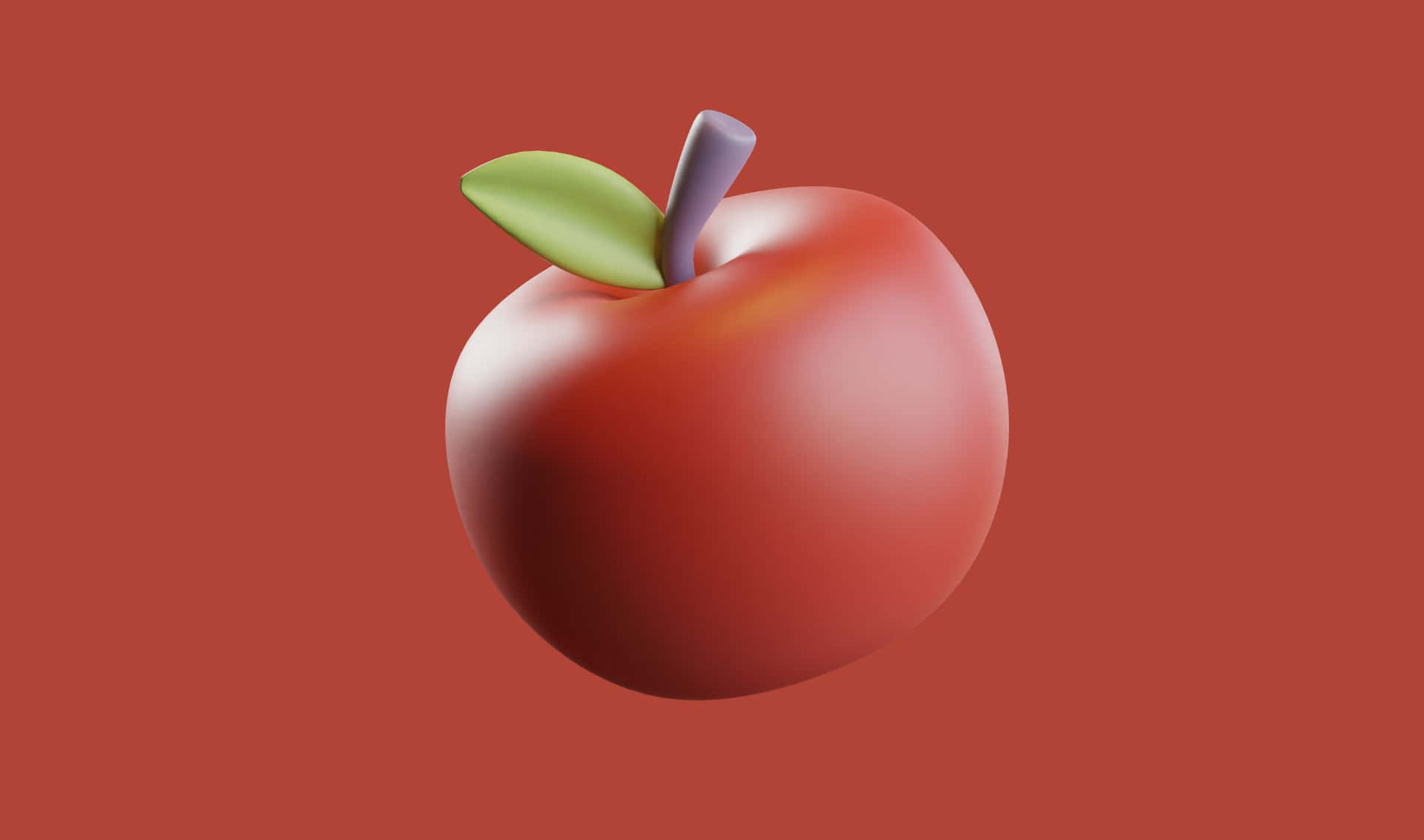 2440x1440 3d Apple Fruit Background