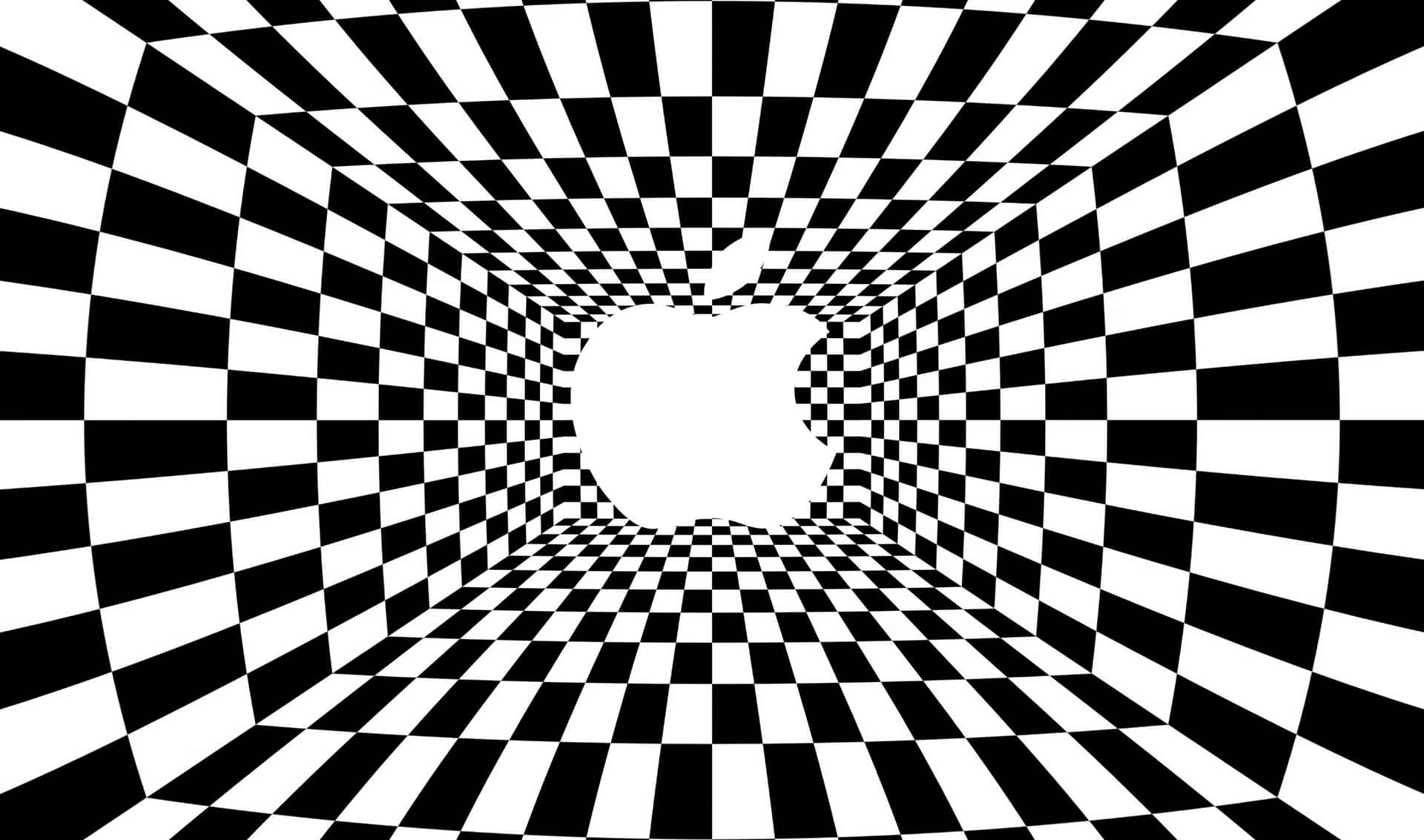 Sfondopsichedelico Con Logo Apple A 2440x1440