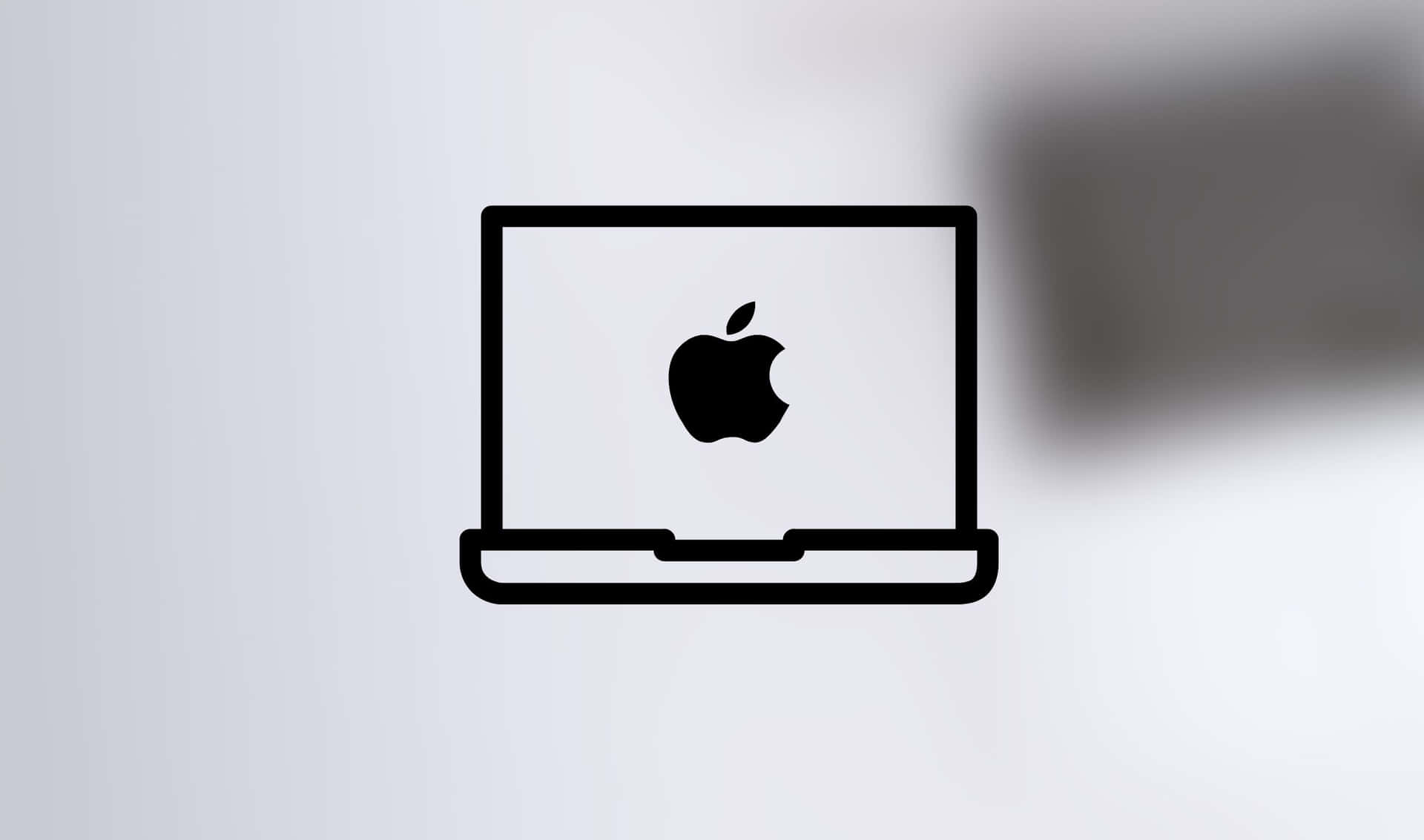 2440x1440 Simple Apple Logo Art Background