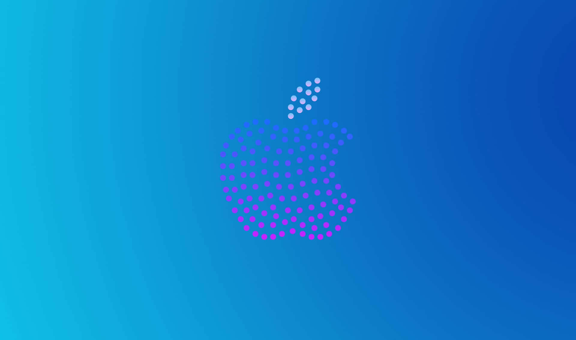 2440x1440 Gradient Blue Apple Background