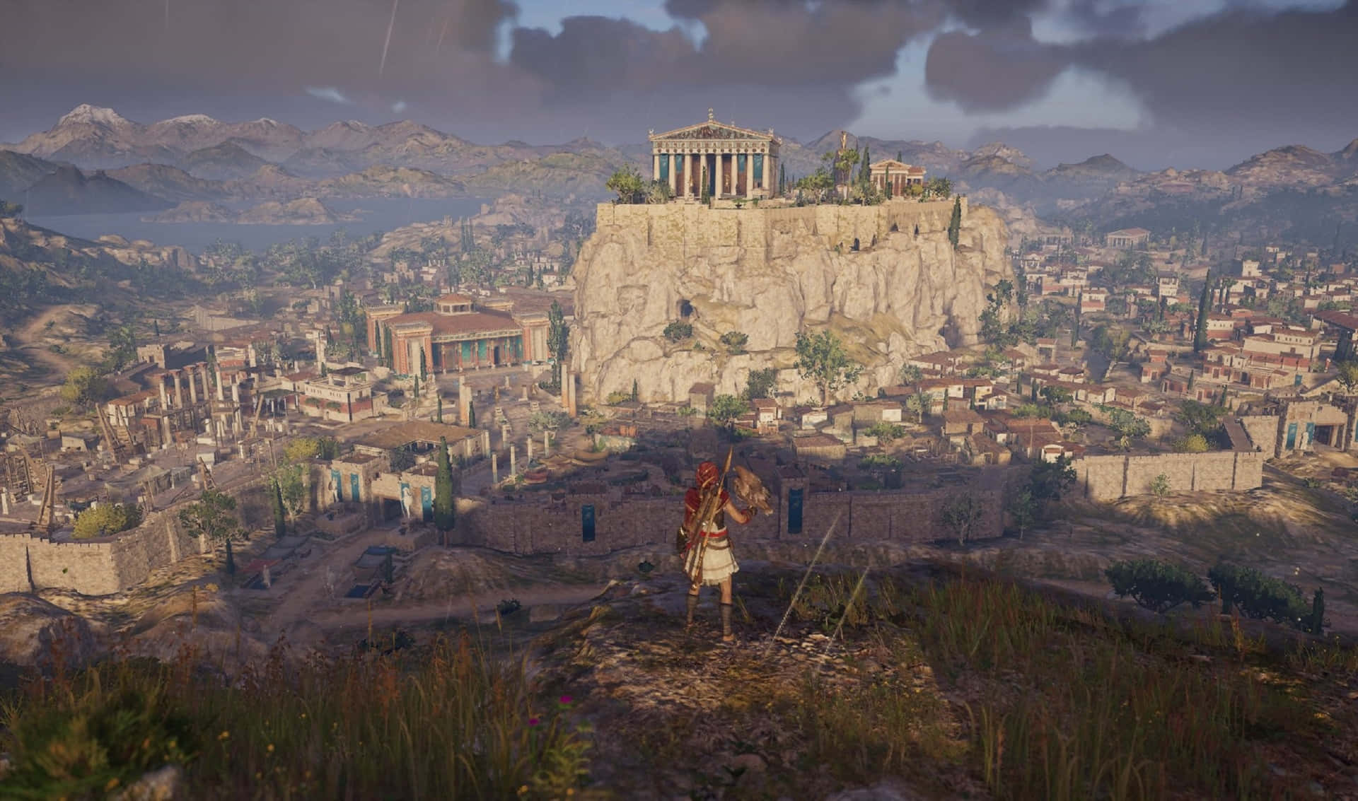 2440x1440assassin's Creed Odyssey Hintergrund Kassandra Und Ikaros