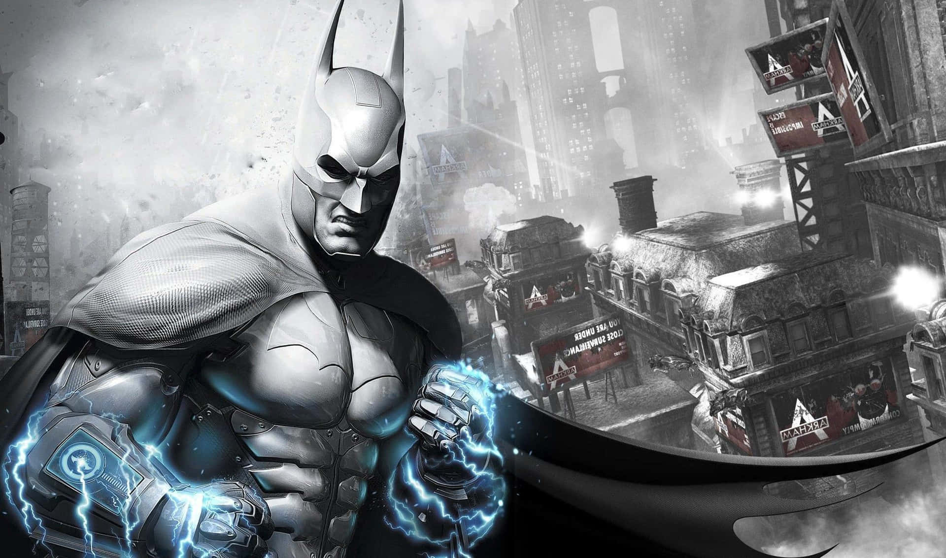 Batmanförbereder Sig För Arkham City-utmaningen.