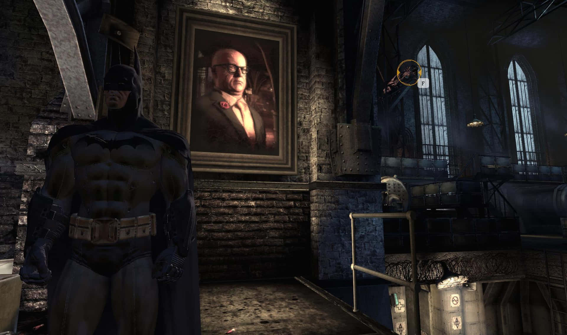 Batmanstiger Fram Från Arkham City.