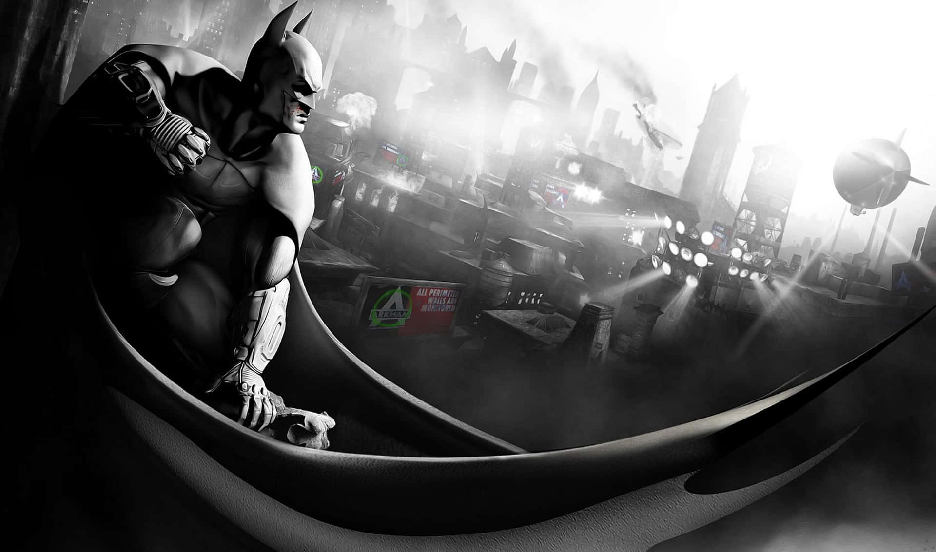 Batman Takes on His Enemies in Arkham City
