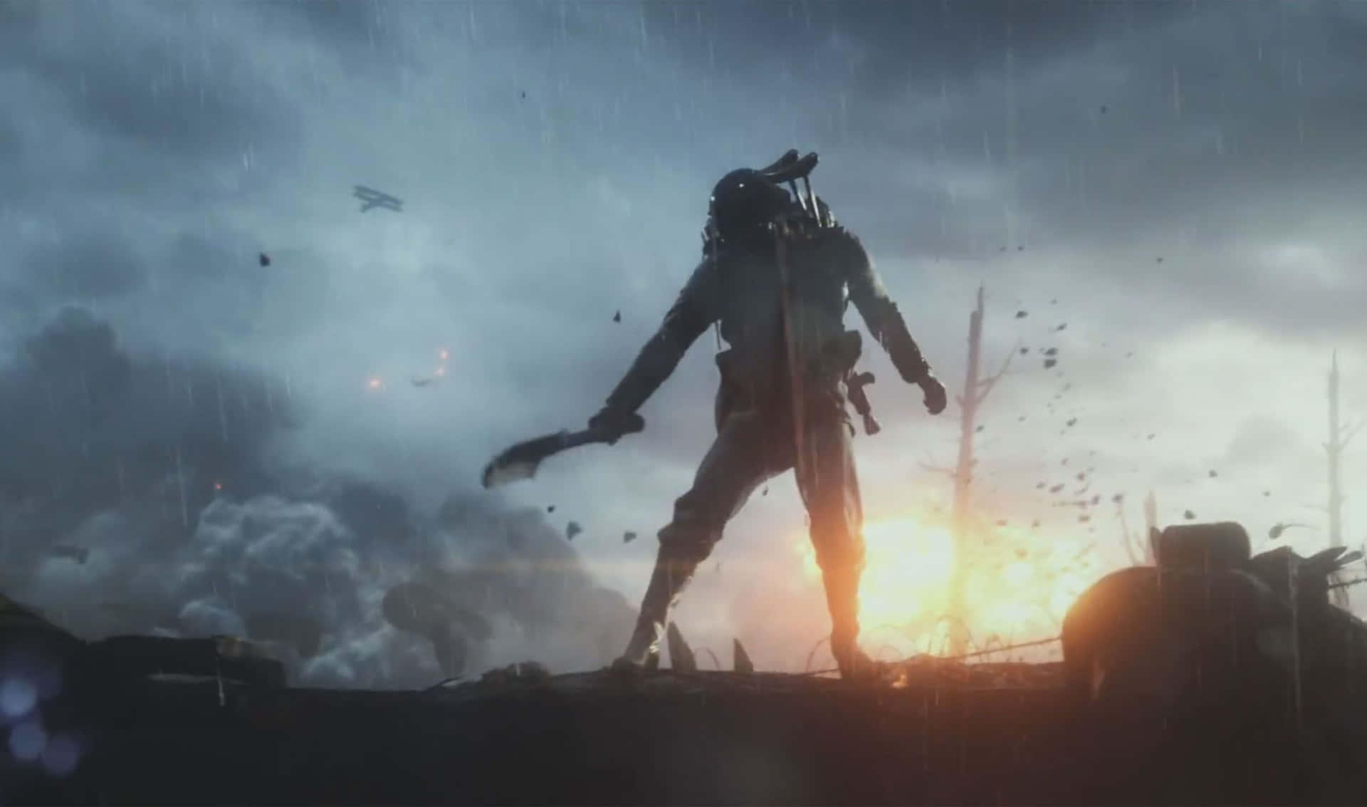 Image  An Assault Soldier Fighting in the Battlefield 1 Videogame