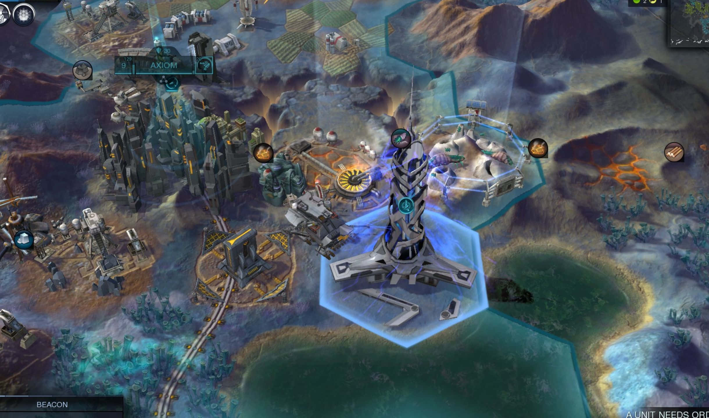 A Screenshot Of A Game With A Large Map