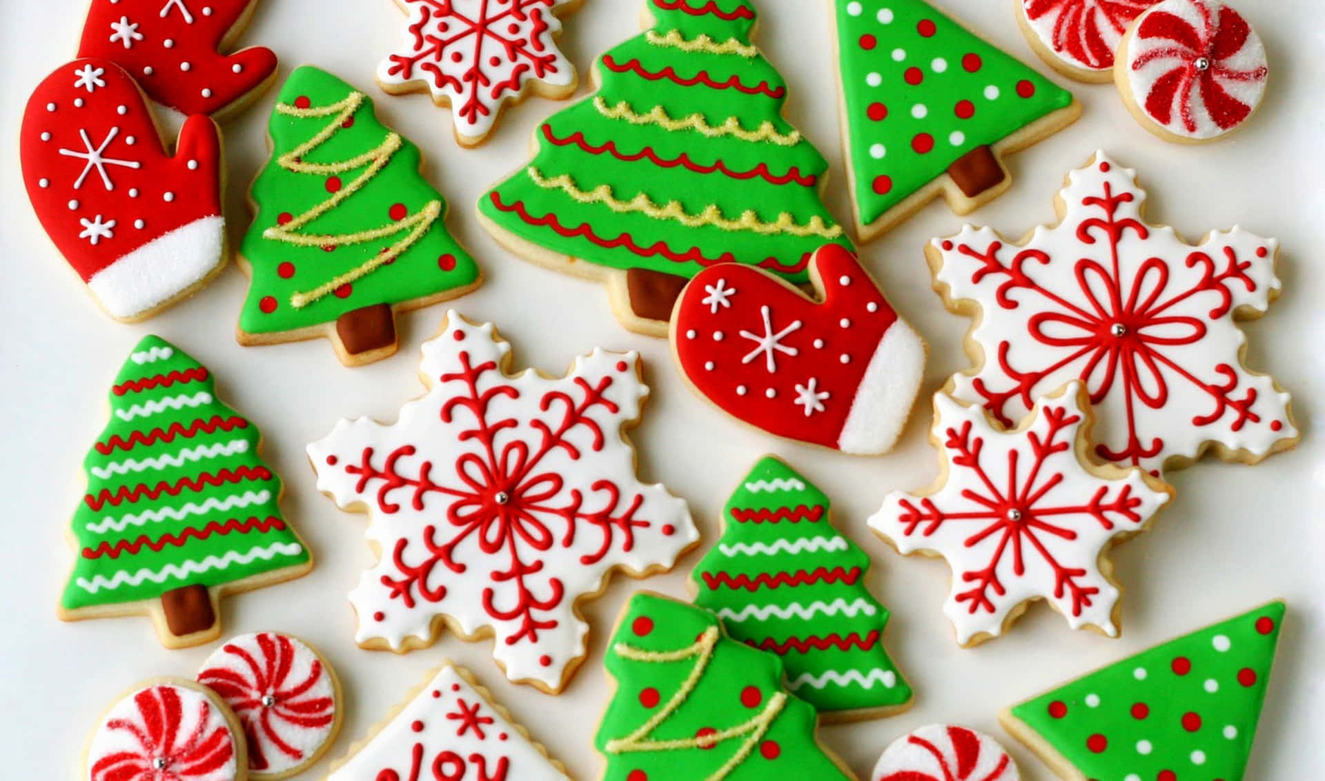 2440x1440 Cookies Background Tree Shapes