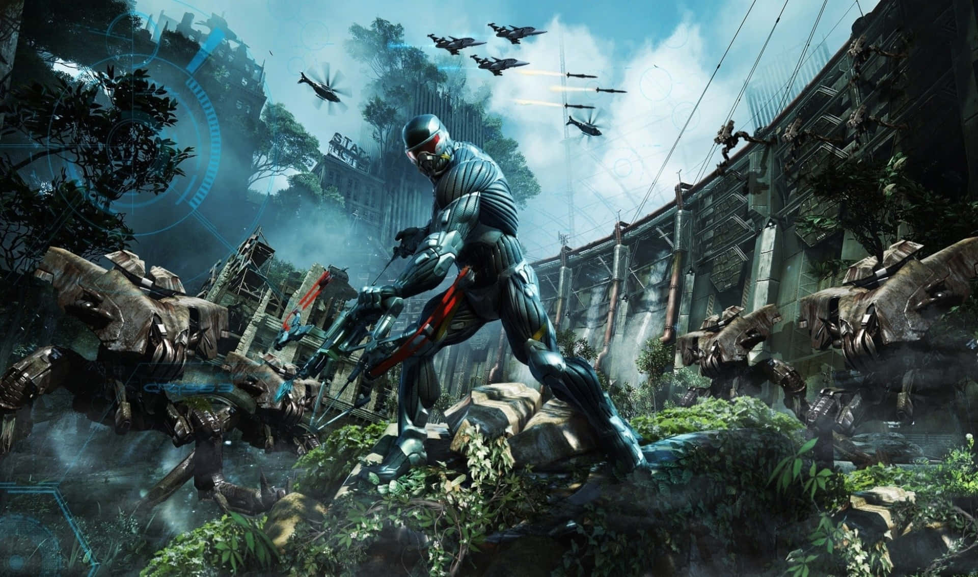 Immerse yourself in the stunning world of Crysis 3