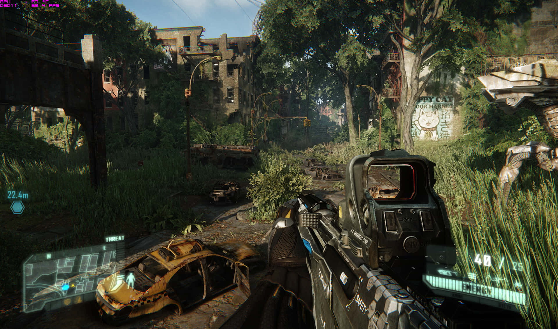 Crysis 3 Video Game at 2440x1440 Resolution