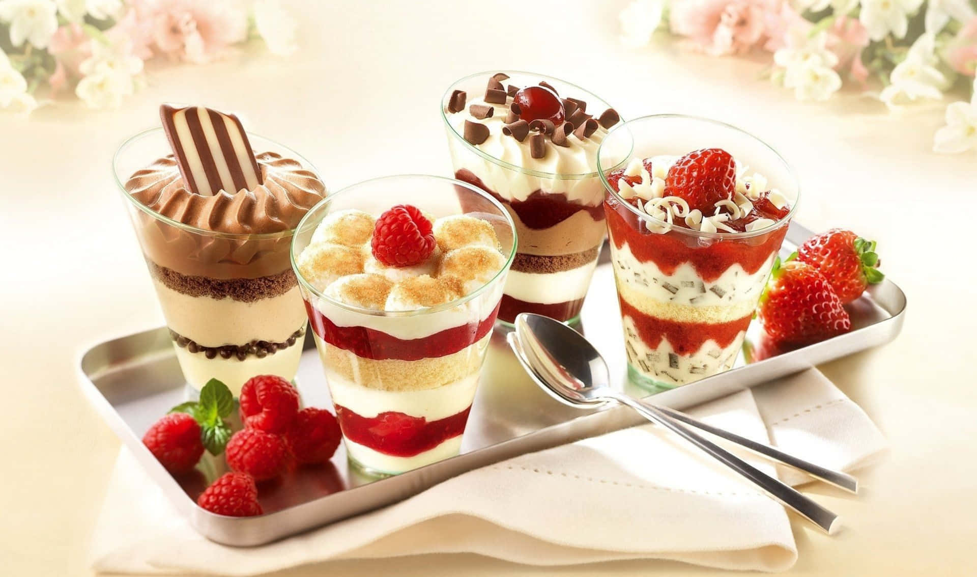 An array of delicious desserts ready to be enjoyed