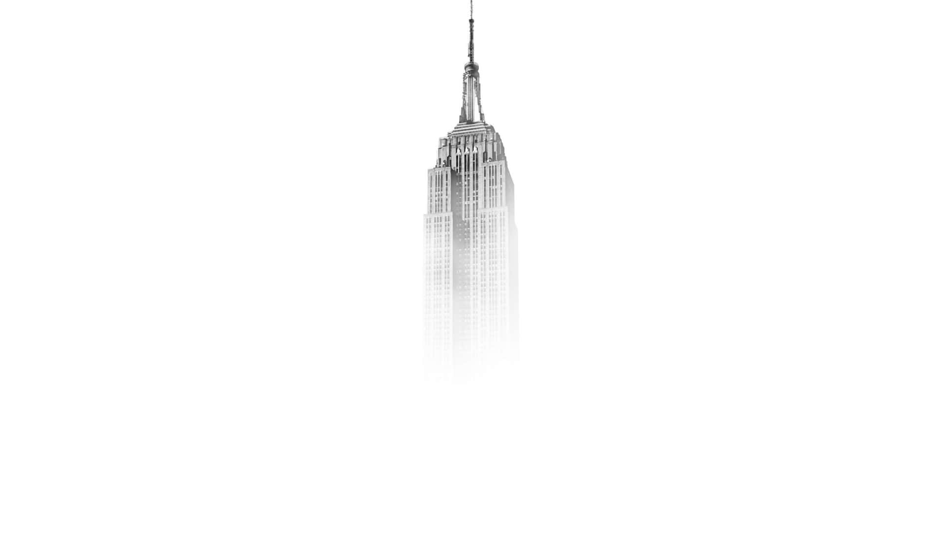 Denmajestätiska Skyline Av Empire State Building I New York City.